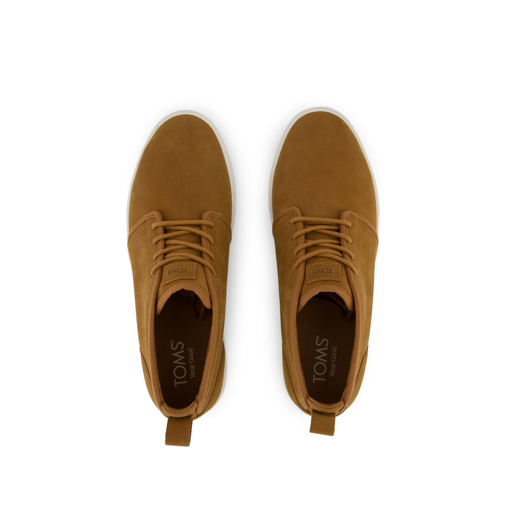 Carlo Mid Terrain 2.0 Sneaker - Water Resistant Tan Leather Top View