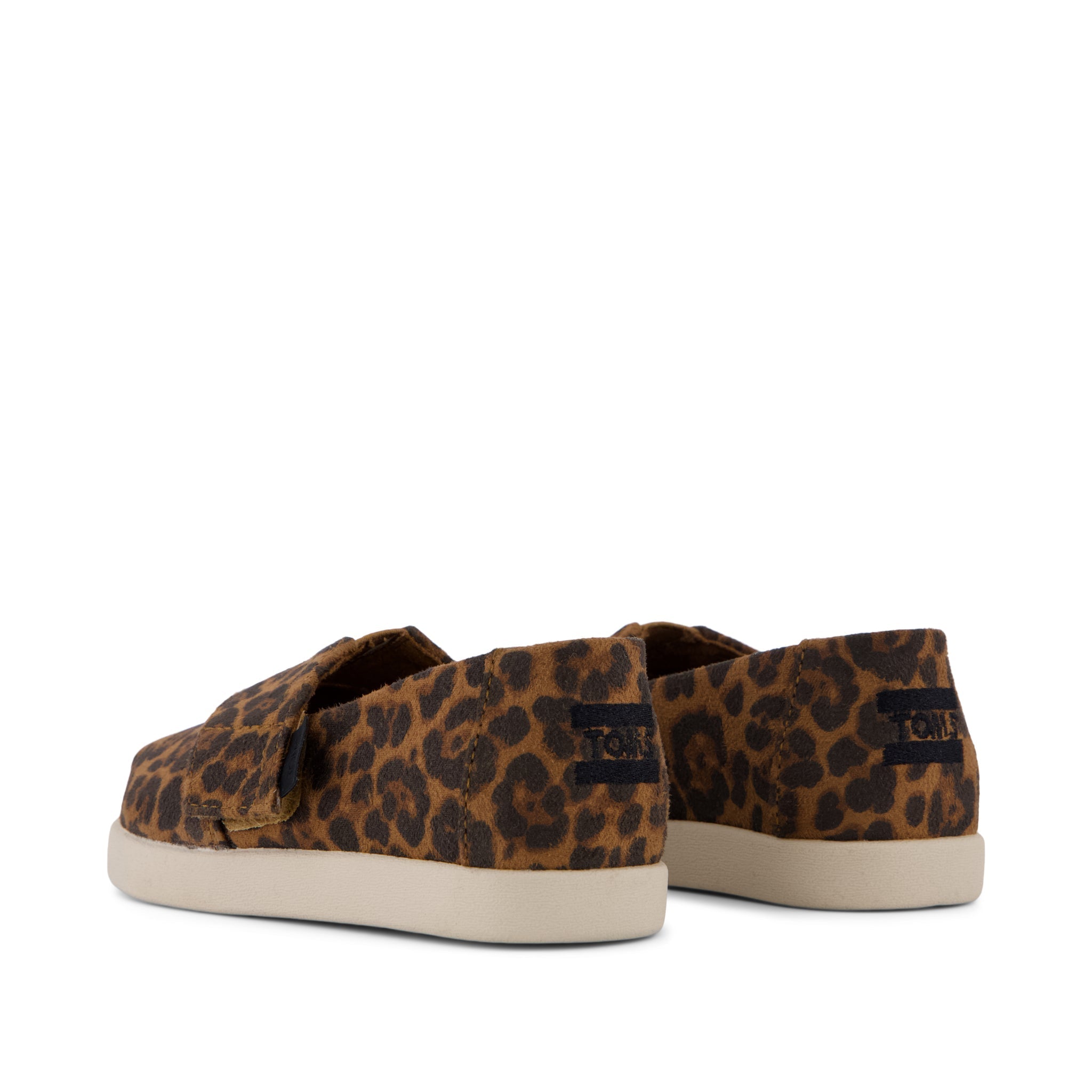 Alpargata Classic Toddler Shoe - Brown Sugar Leopard Print Back View