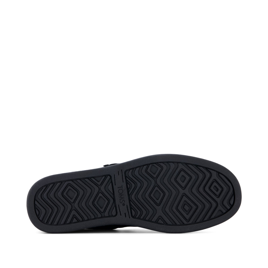 TOMS x Jamie Mizrahi Alp FWD  - Black Suede Bottom Sole View