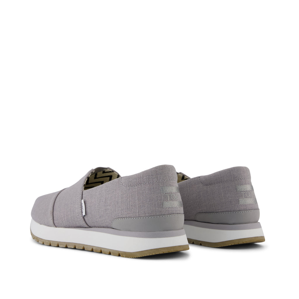 Resident Plus - Drizzle Grey Heritage Canvas Back View