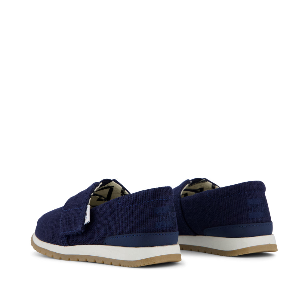 Resident Plus Toddler Sneaker - Navy Heritage Canvas Back View