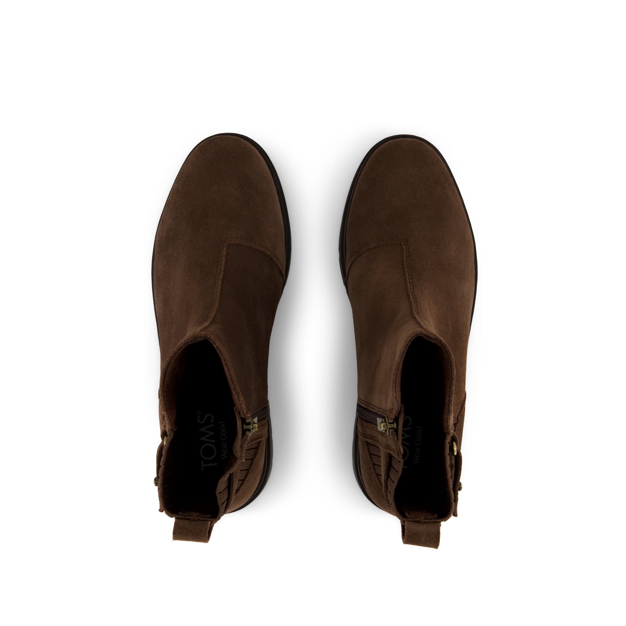 Astrid Boot - Water Repellent Oak Brown Suede Top View