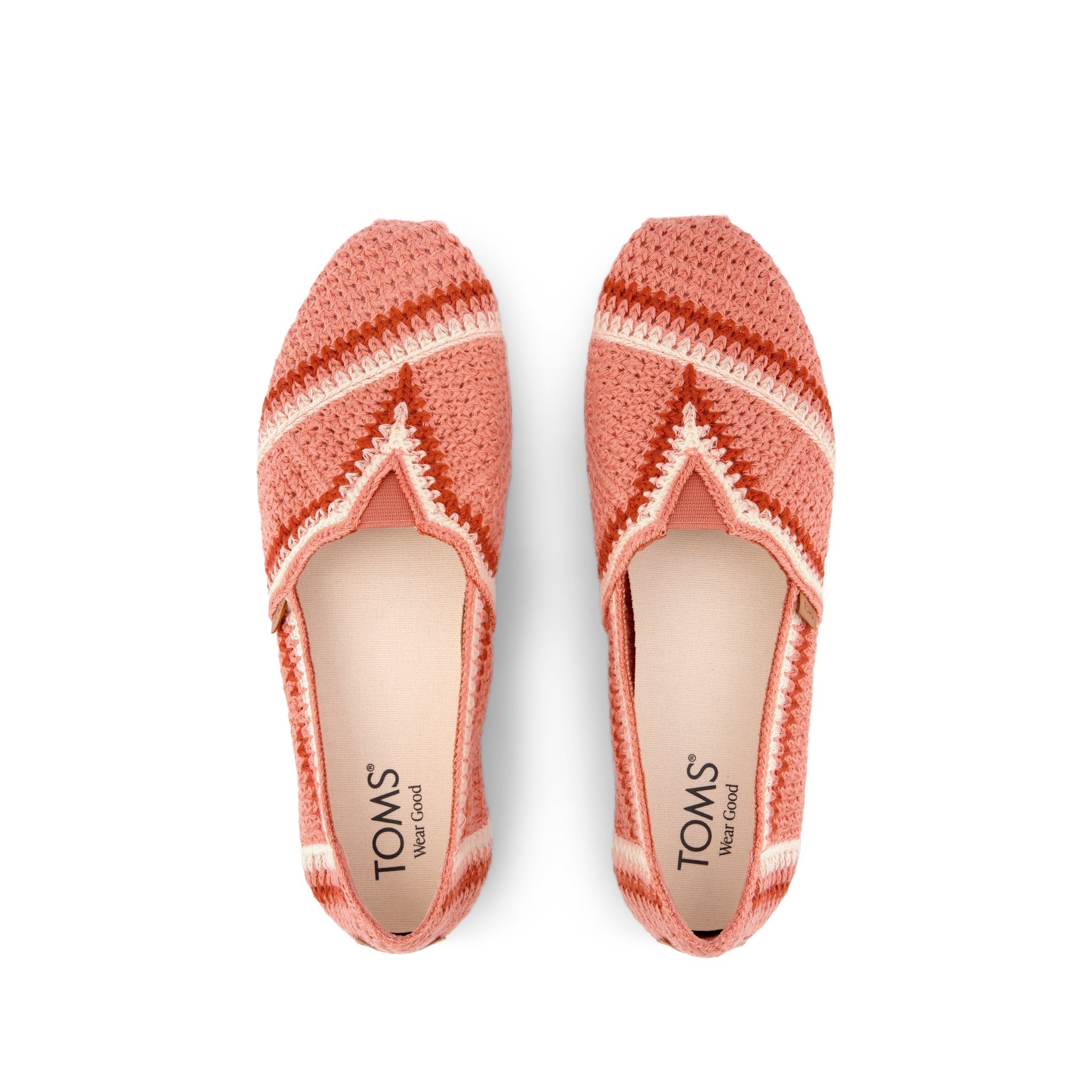 Alpargata Classic - Bloom Crochet Top View