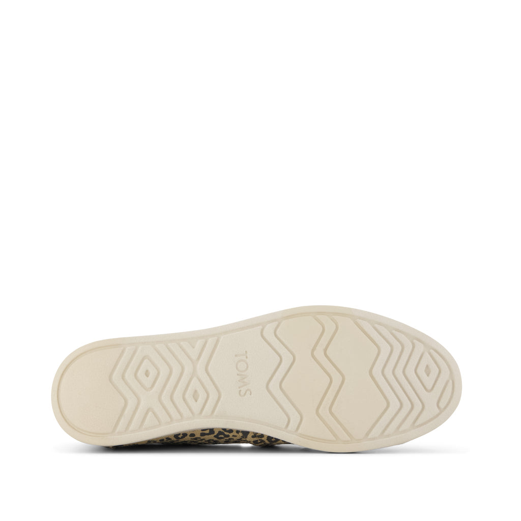 Alpargata Plus - Natural Leopard Spots Bottom Sole View