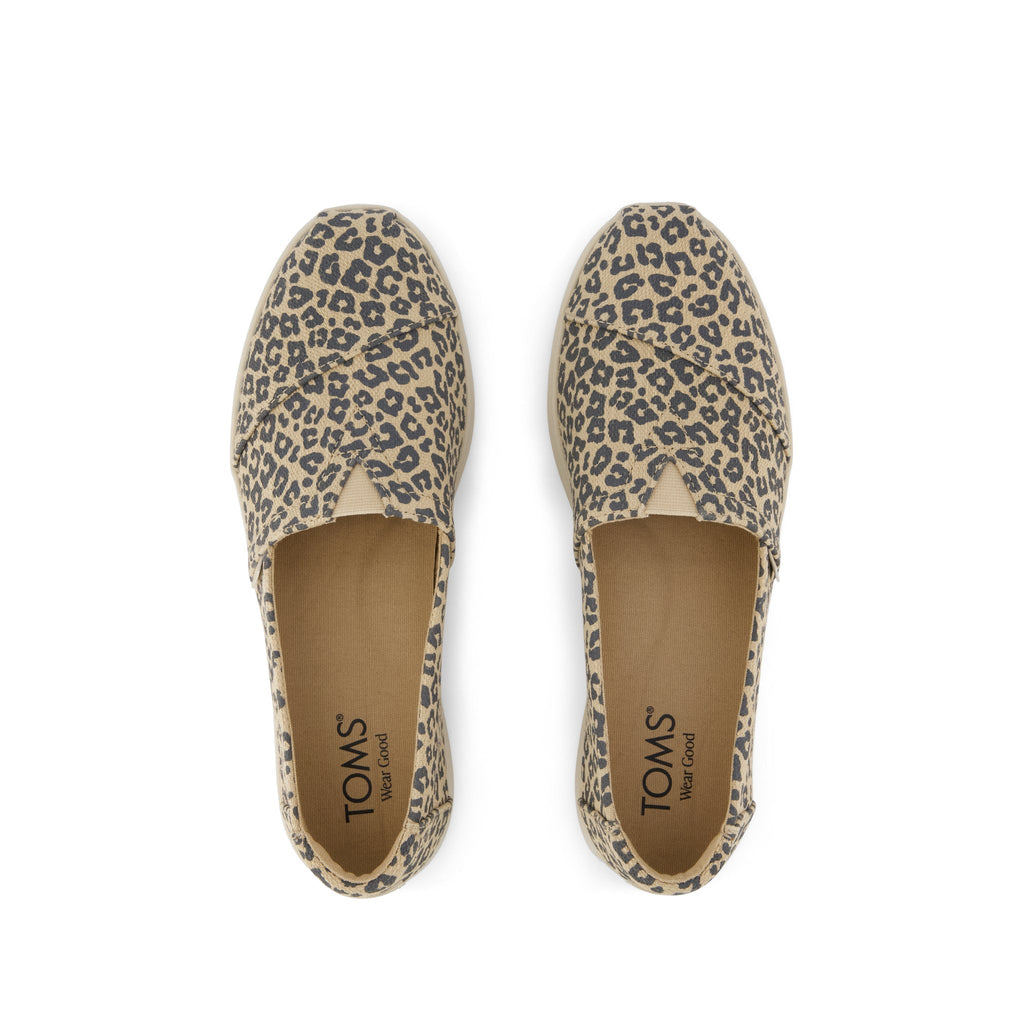Alpargata Plus - Natural Leopard Spots Top View