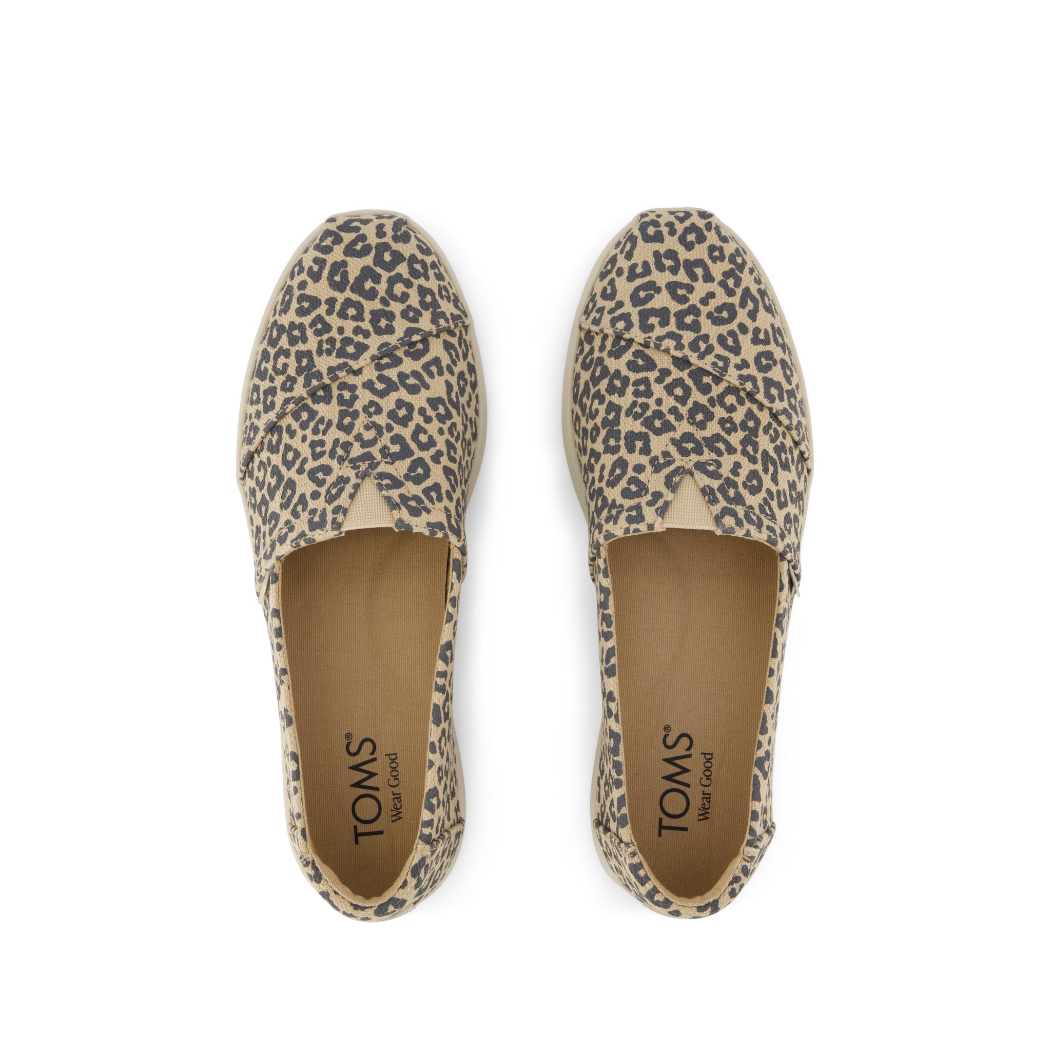 Alpargata Plus - Natural Leopard Spots Top View
