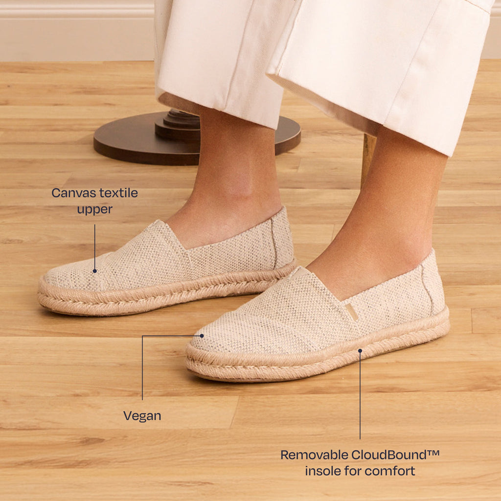 Espadrilles Alpargata Rope 2.0  - Fog naturel / textile mélangé texturé