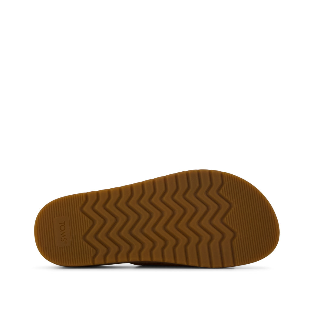 Marin Slide Sandal - Brown Sugar Nubuck Bottom Sole View