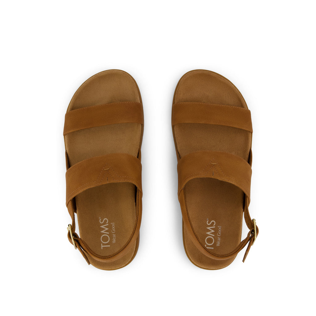 Marin Strap Sandal - Brown Sugar Nubuck
 Top View