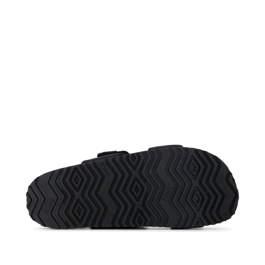 Nico Sandal - Black Canvas Bottom Sole View