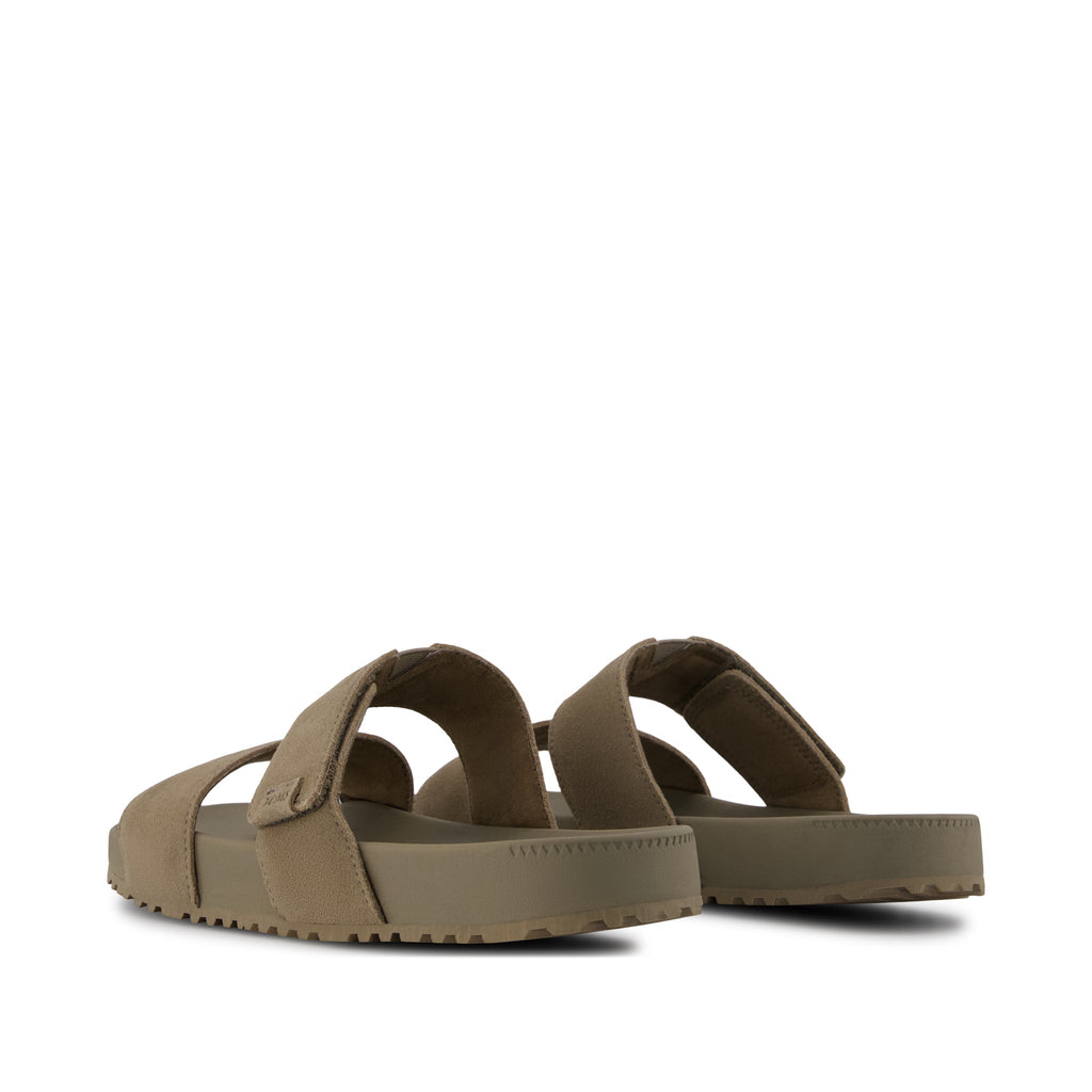 Nico Sandal - Dune Suede Back View
