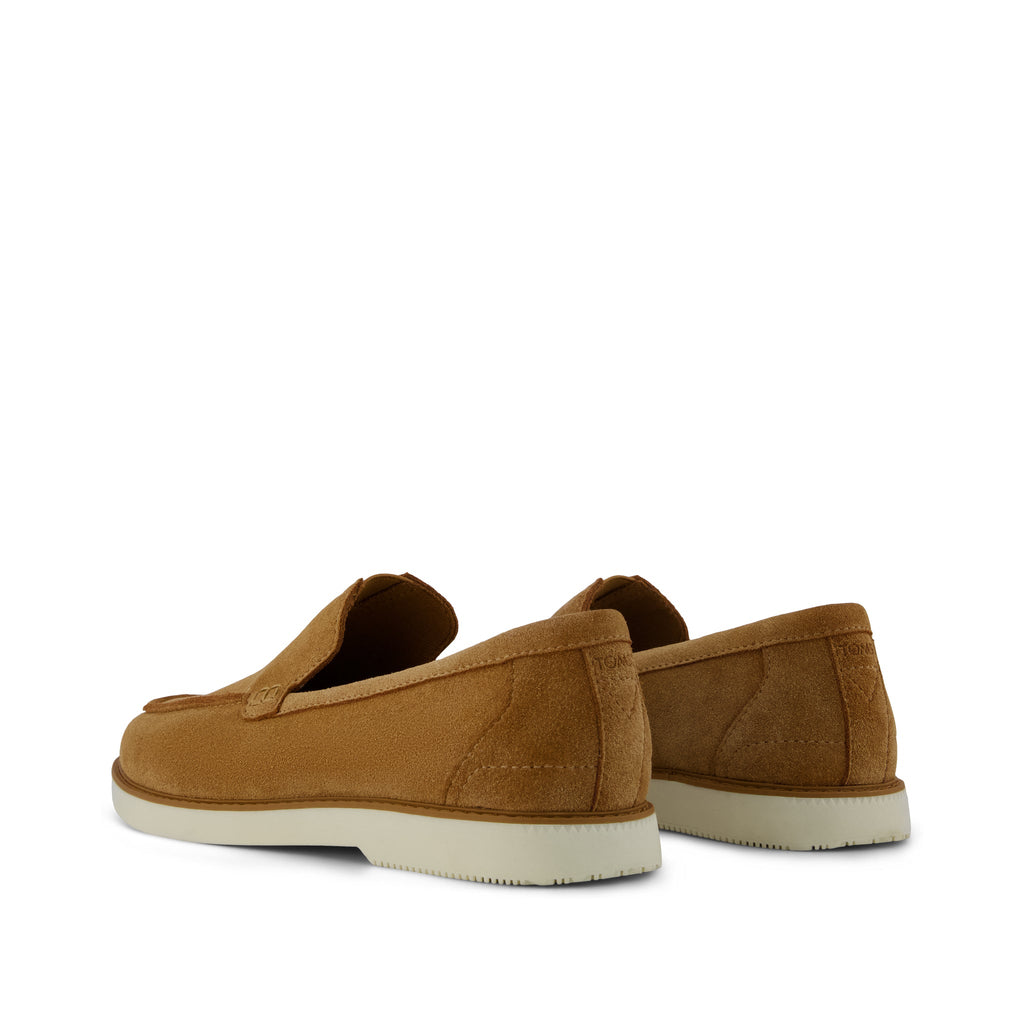 Marcos Loafer - Tan Suede Back View