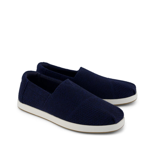 Alp FWD - Navy Knit Front View