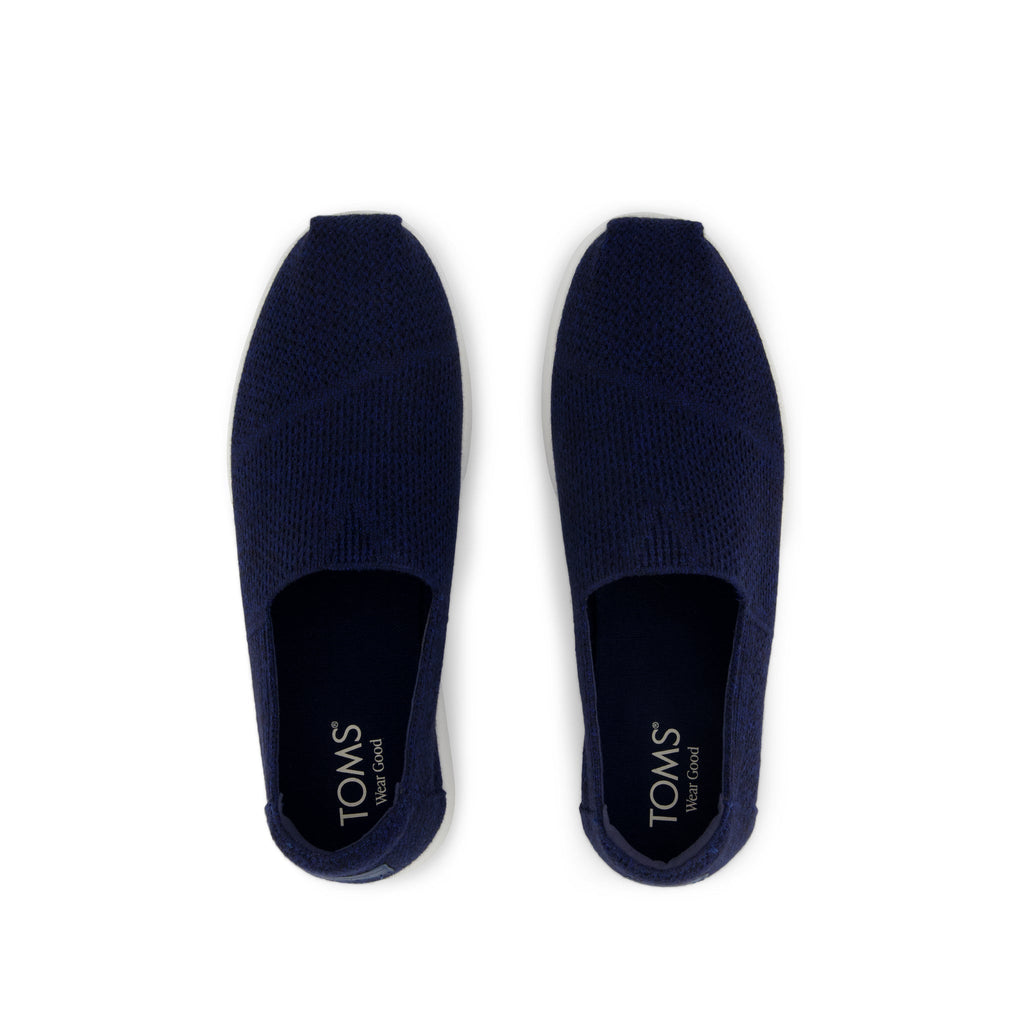 Alp FWD - Navy Knit Top View