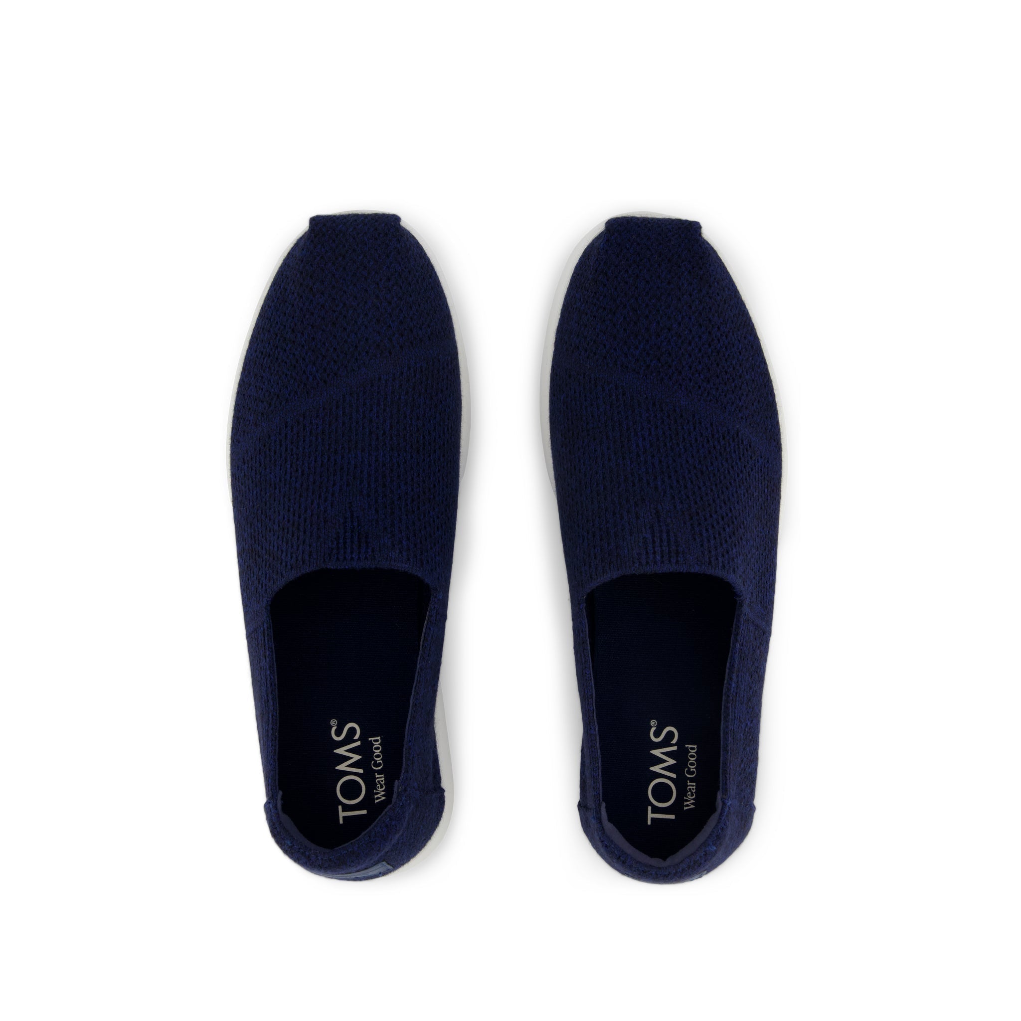 Alp FWD - Navy Knit Top View