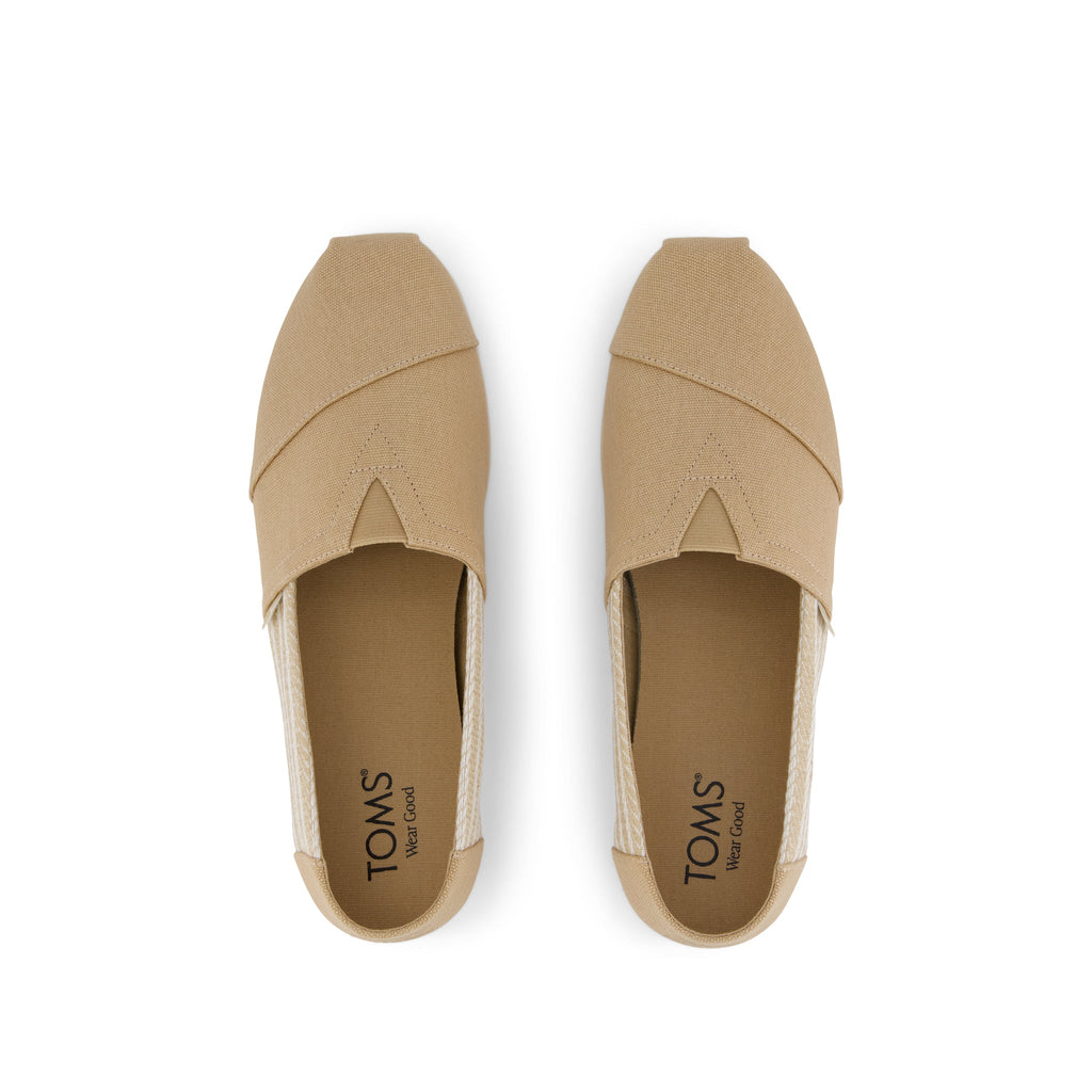 Alpargata Classic - Natural Stripes Top View