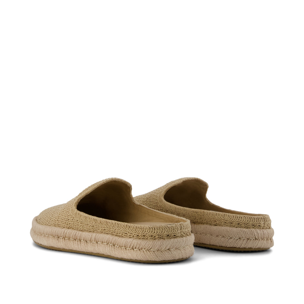 Santiago Mule - Oatmeal Mesh Back View