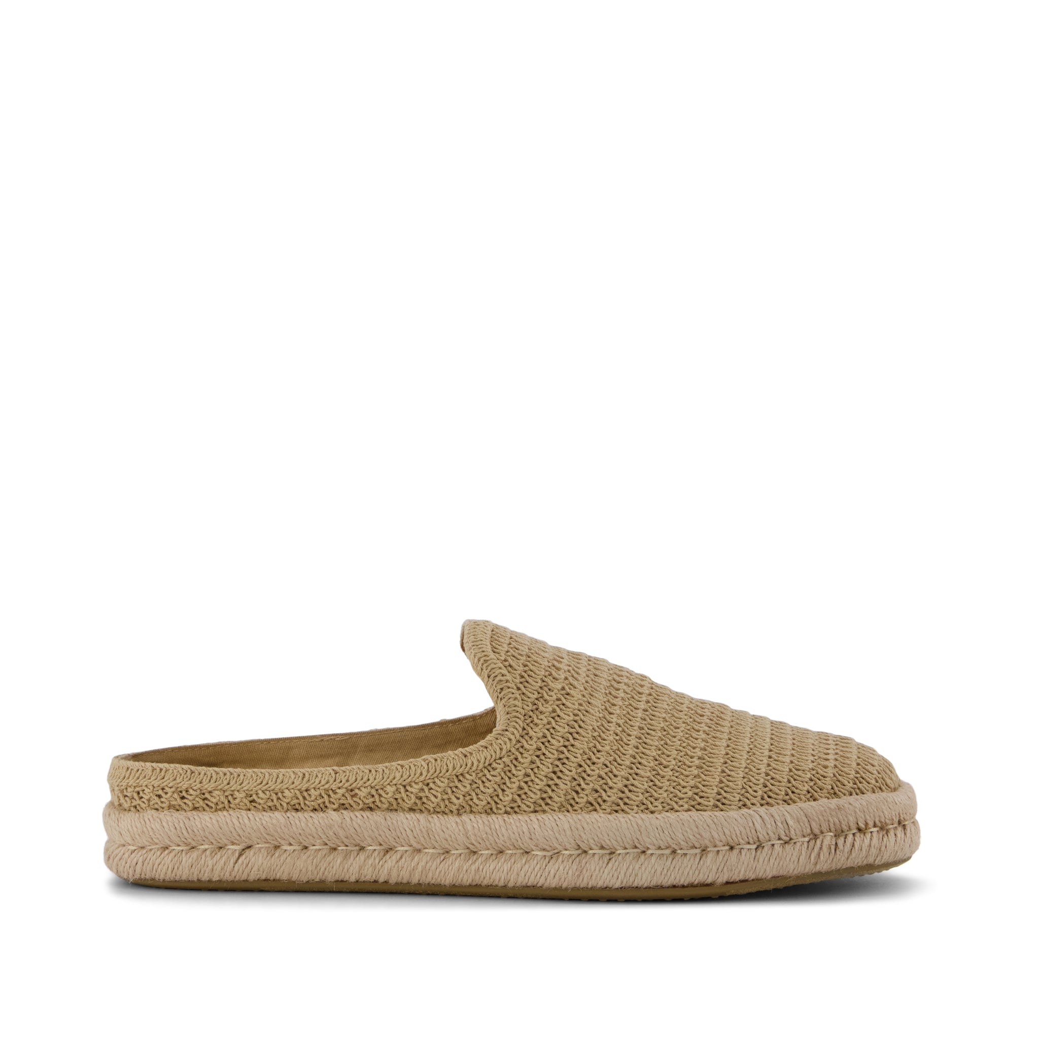 Santiago Mule - Oatmeal Mesh Side View