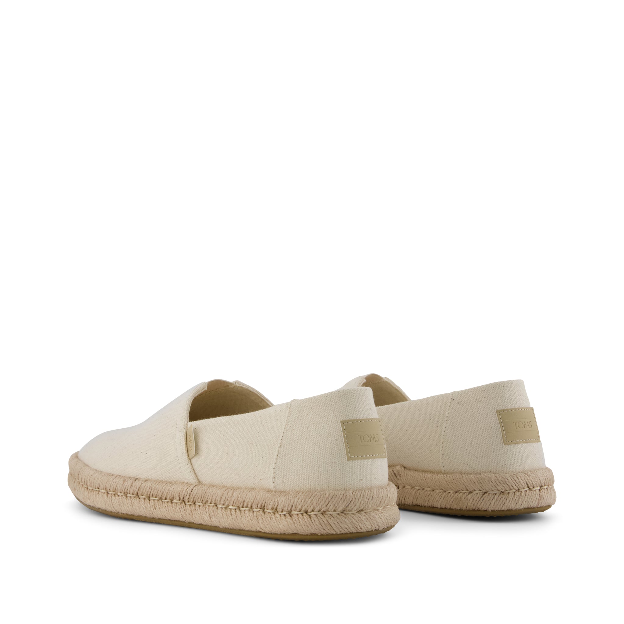 Alpargata Rope 2.0 Espadrille - Natural Recycled Cotton Canvas Back View