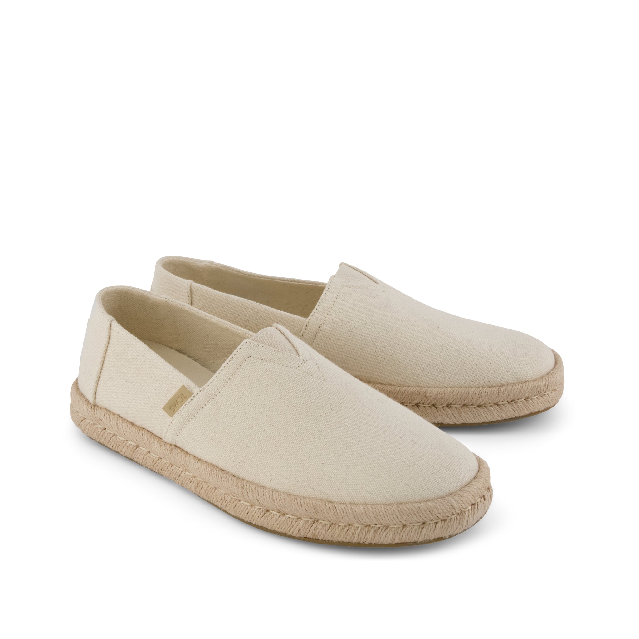 Alpargata Rope 2.0 Espadrille - Natural Recycled Cotton Canvas Front View