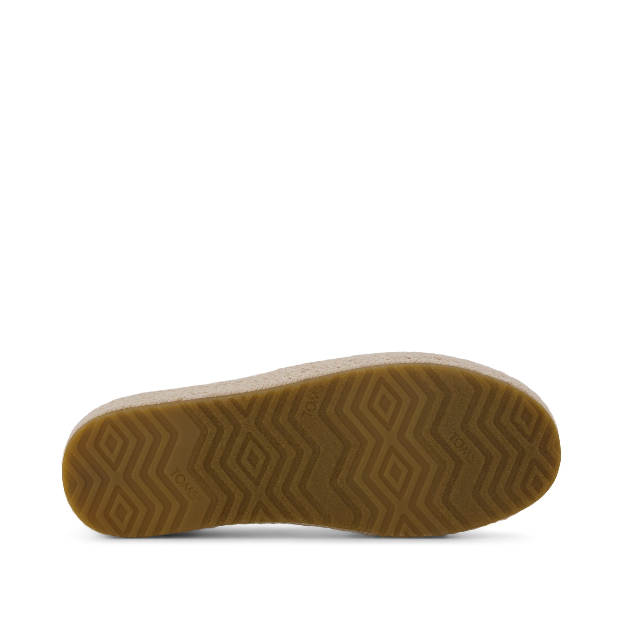 Valencia Platform Kids Espadrille - Niagara Mist Chambray Dot  Bottom Sole View