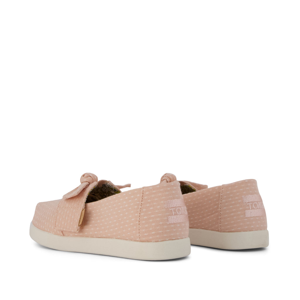 Alpargata Classic Kids Shoe -  Bloom Chambray Dot Back View