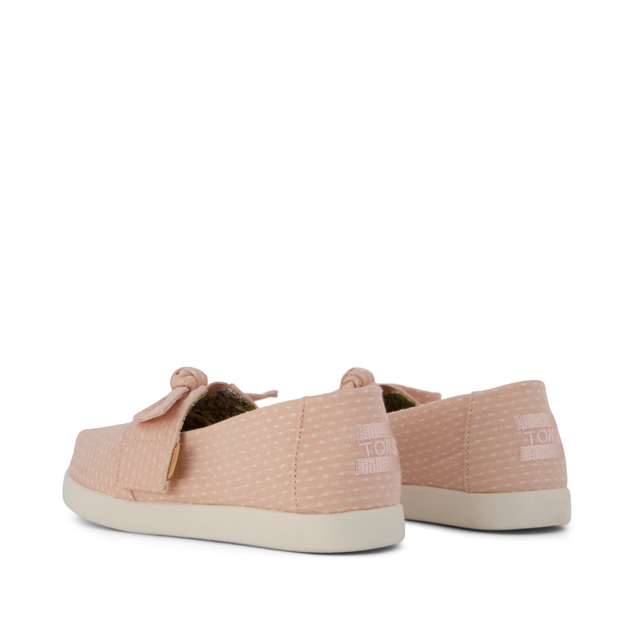 Alpargata Classic Kids Shoe -  Bloom Chambray Dot Back View