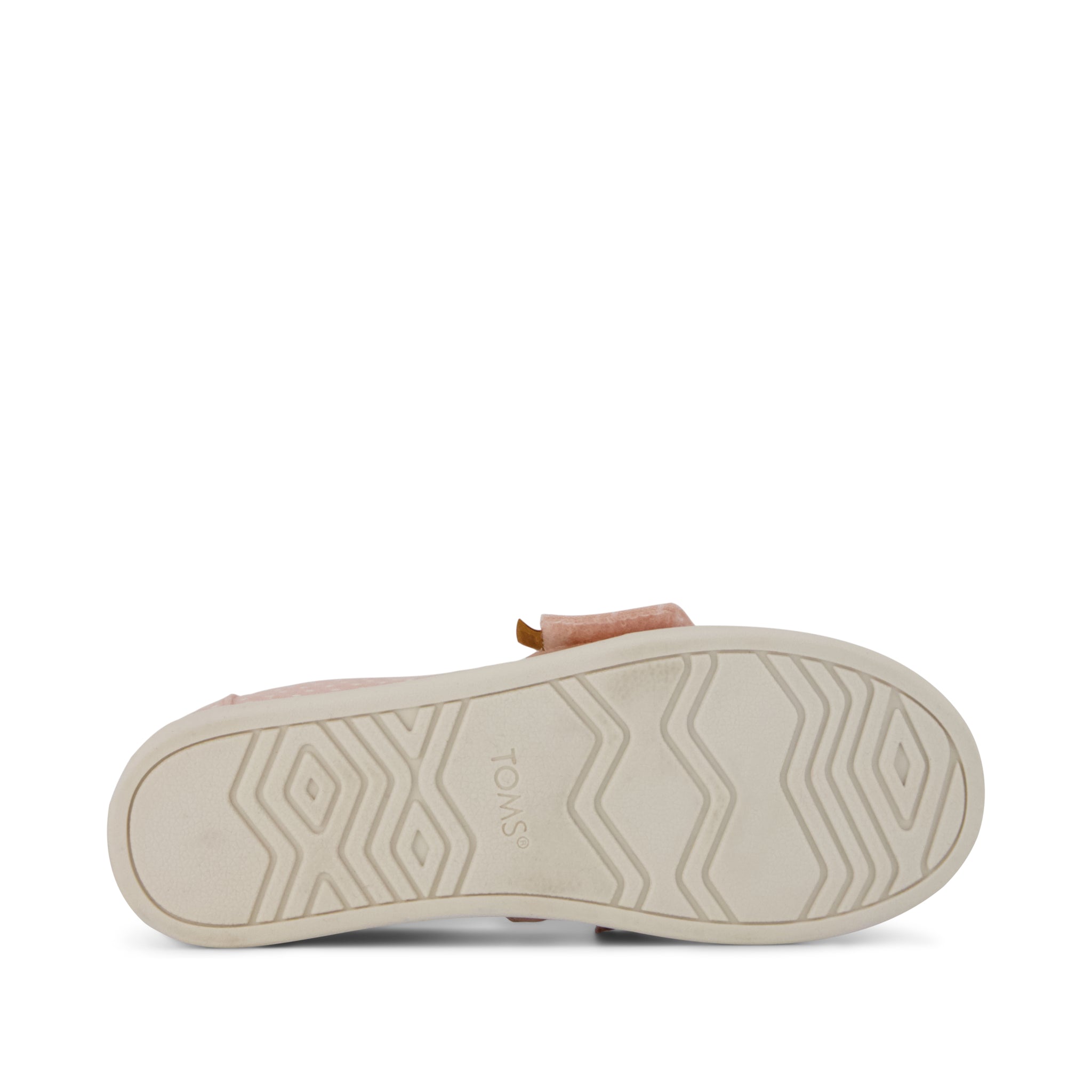 Alpargata Classic Kids Shoe -  Bloom Chambray Dot Bottom Sole View