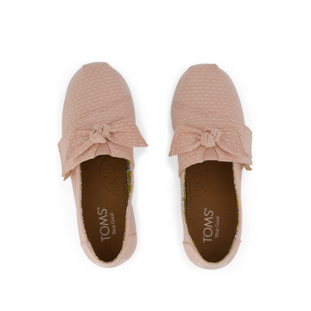 Alpargata Classic Kids Shoe -  Bloom Chambray Dot Top View