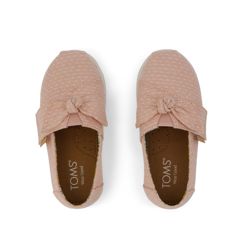 Alpargata Classic Toddler Shoe -  Bloom Chambray Dot Top View