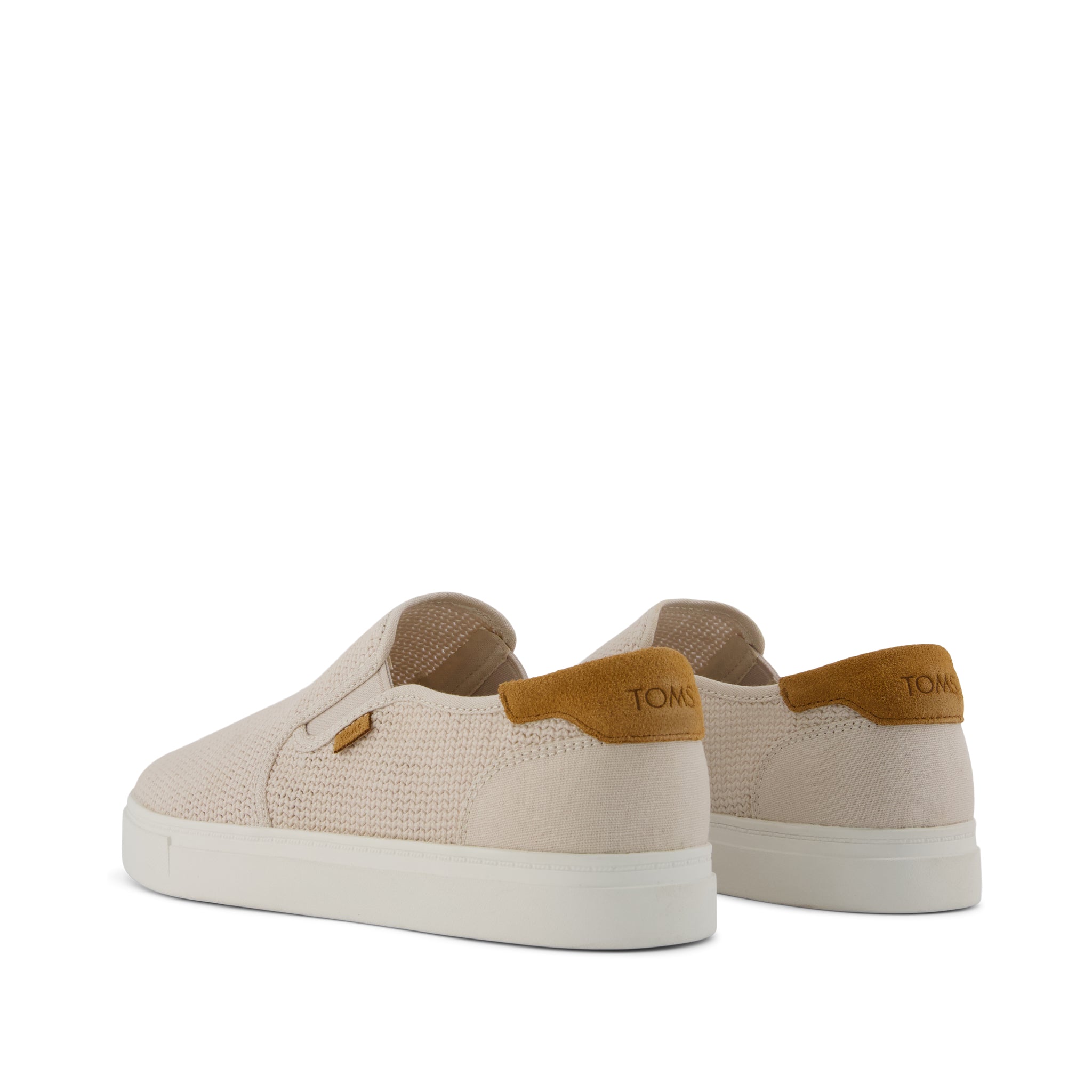 Baja 2.0 Slip On Sneaker - Taupe Mesh Back View