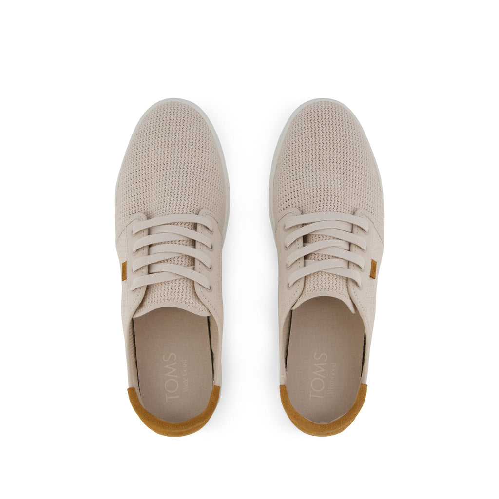 Carlo 2.0 Lace-Up Sneaker - Taupe Mesh Top View