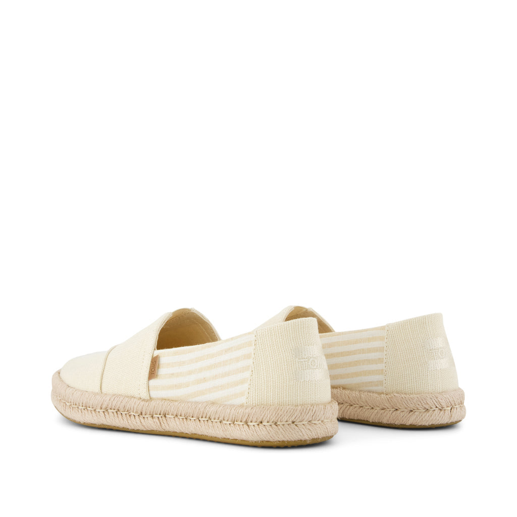 Alpargata Rope 2.0 Espadrille - Natural Heritage Canvas Woven Stripe Back View
