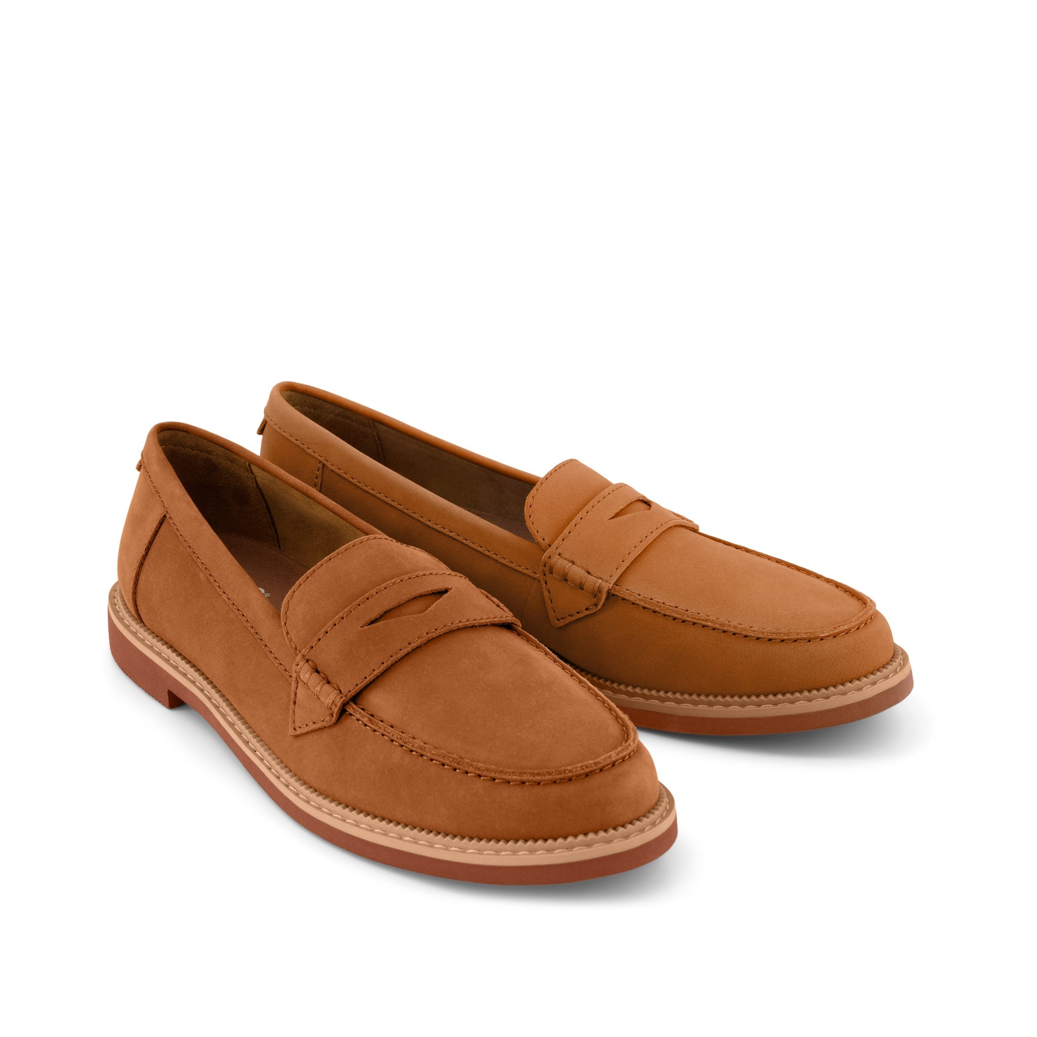 Marie Loafer - Brown Sugar Leather Front View