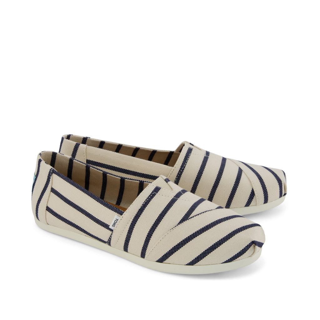 Alpargata Classic - Navy Riviera Stripe Front View