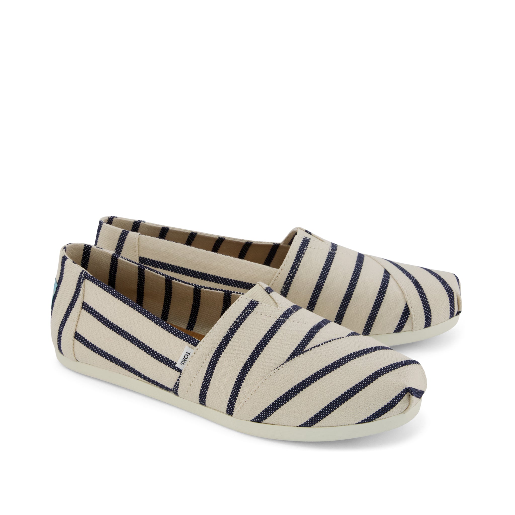 Alpargata Classic - Navy Riviera Stripe Front View